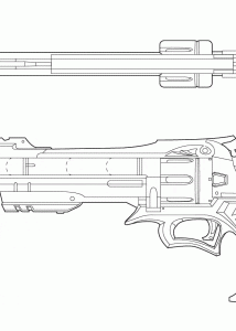 Overwatch Jesse McCree Peacekeeper blueprint