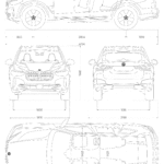 BMW iX3 blueprint