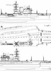 HMS Victorious (R38) blueprint