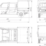 Lada VIS 234610 blueprint