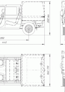 Lada VIS 234610 blueprint