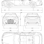 BMW 4 Series Gran Coupe 2021 blueprint