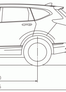 Honda CRV blueprint