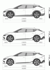 Kia EV6 blueprint