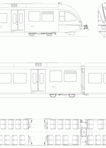 Stadler GTW blueprint