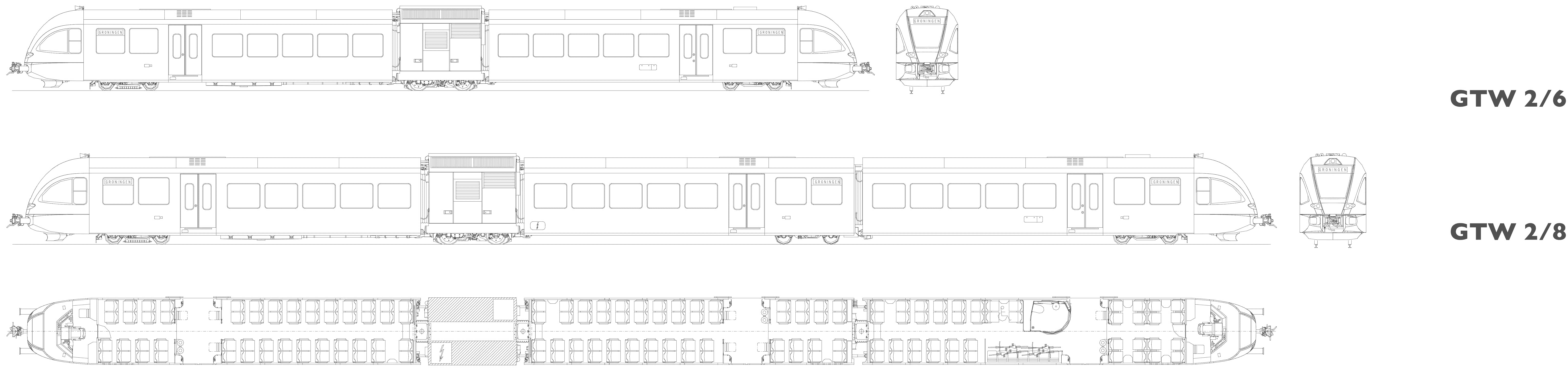 Stadler GTW blueprint