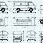 Toyota HiAce 1979 blueprint