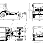 Fiat 65PC truck blueprint