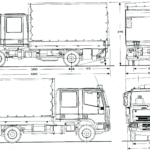Iveco EuroCargo ML 75 E 14 blueprint