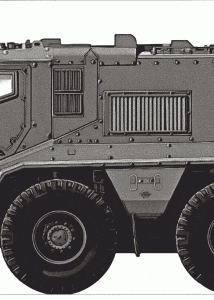 Kamaz Typhoon T blueprint