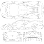 McLaren Sabre blueprint