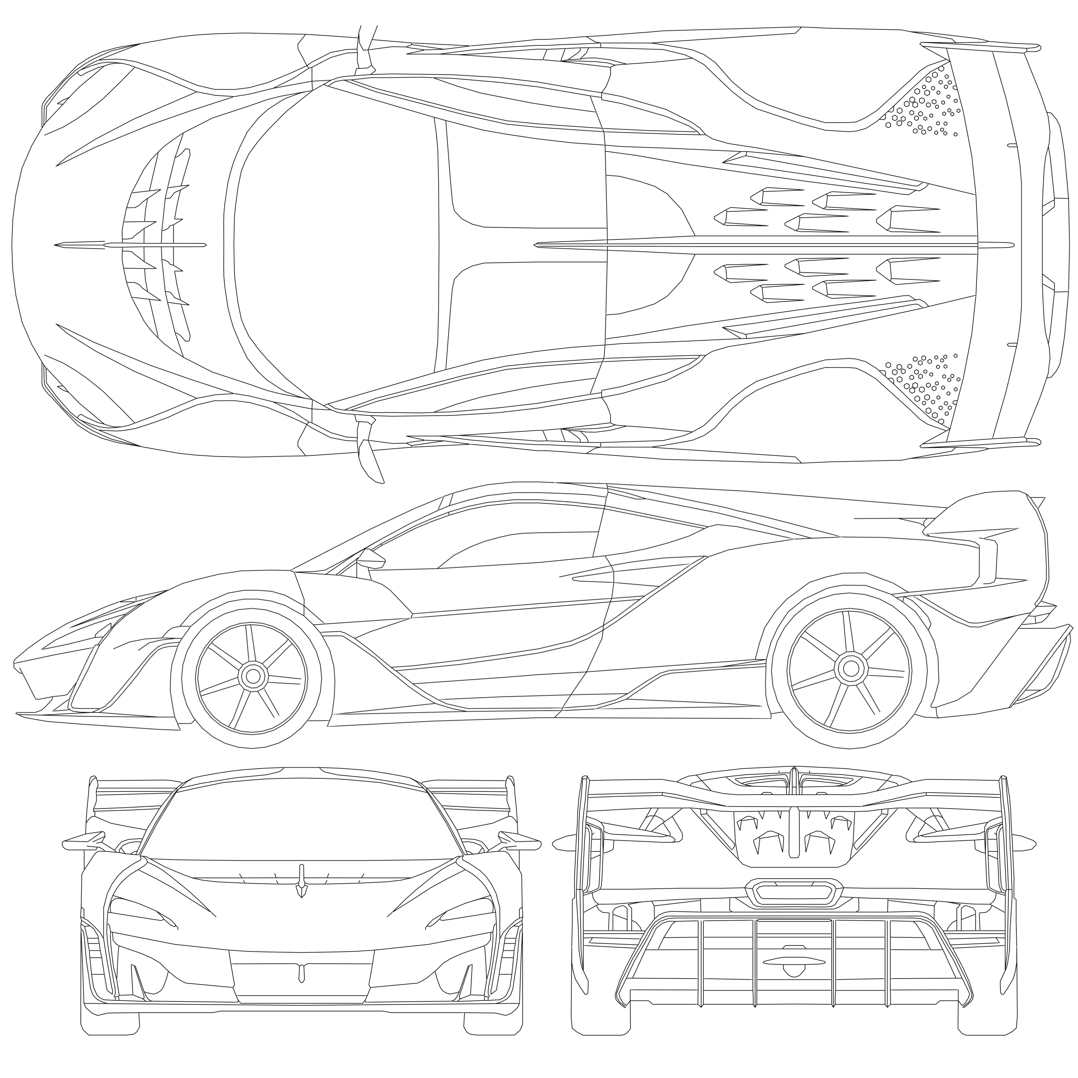 McLaren Sabre blueprint