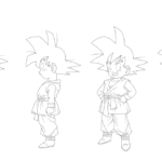 Chibi Goku blueprint