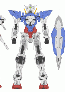 GN-001 Gundam Exia blueprint