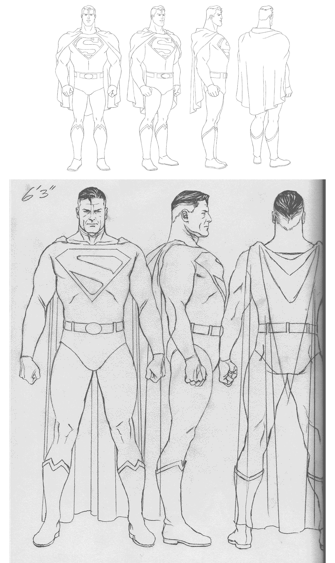 Superman blueprint