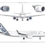 Airbus A320neo blueprint