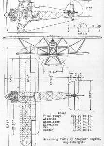 Armstrong Whitworth Starling blueprint