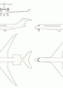 Bombardier Global 7500 blueprint