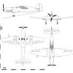 Caudron C.714 blueprint
