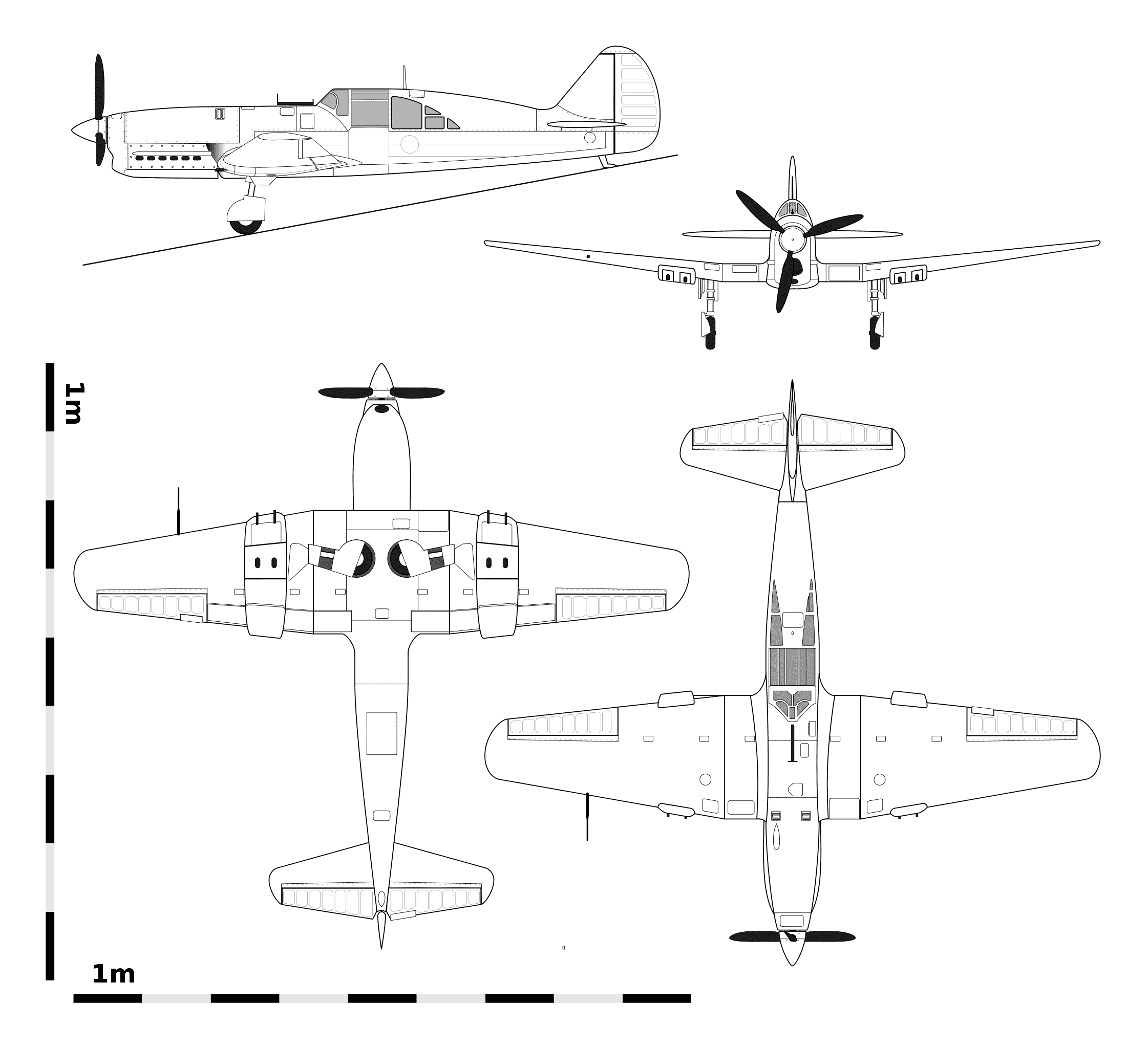 Caudron C.714 blueprint