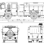 KME Fire truck blueprint