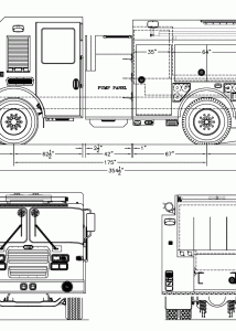 KME Fire truck blueprint