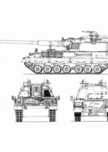 Panzerhaubitze 2000 blueprint