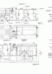 Pierce Enforcer Pumper blueprint