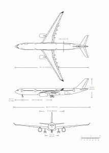 Airbus A330 blueprint