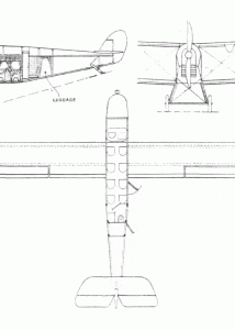 de Havilland DH.34 blueprint