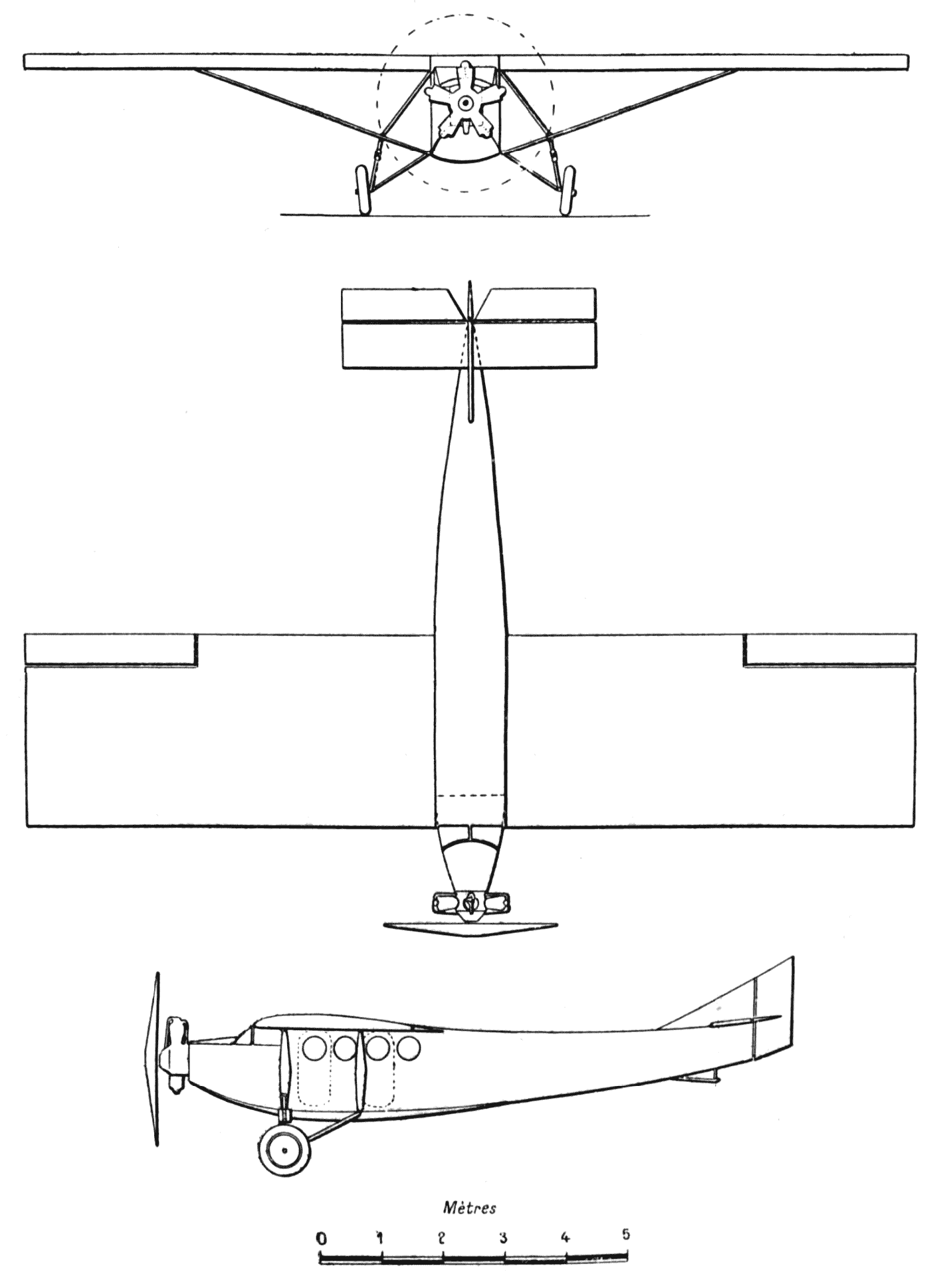 Farman F.190 blueprint