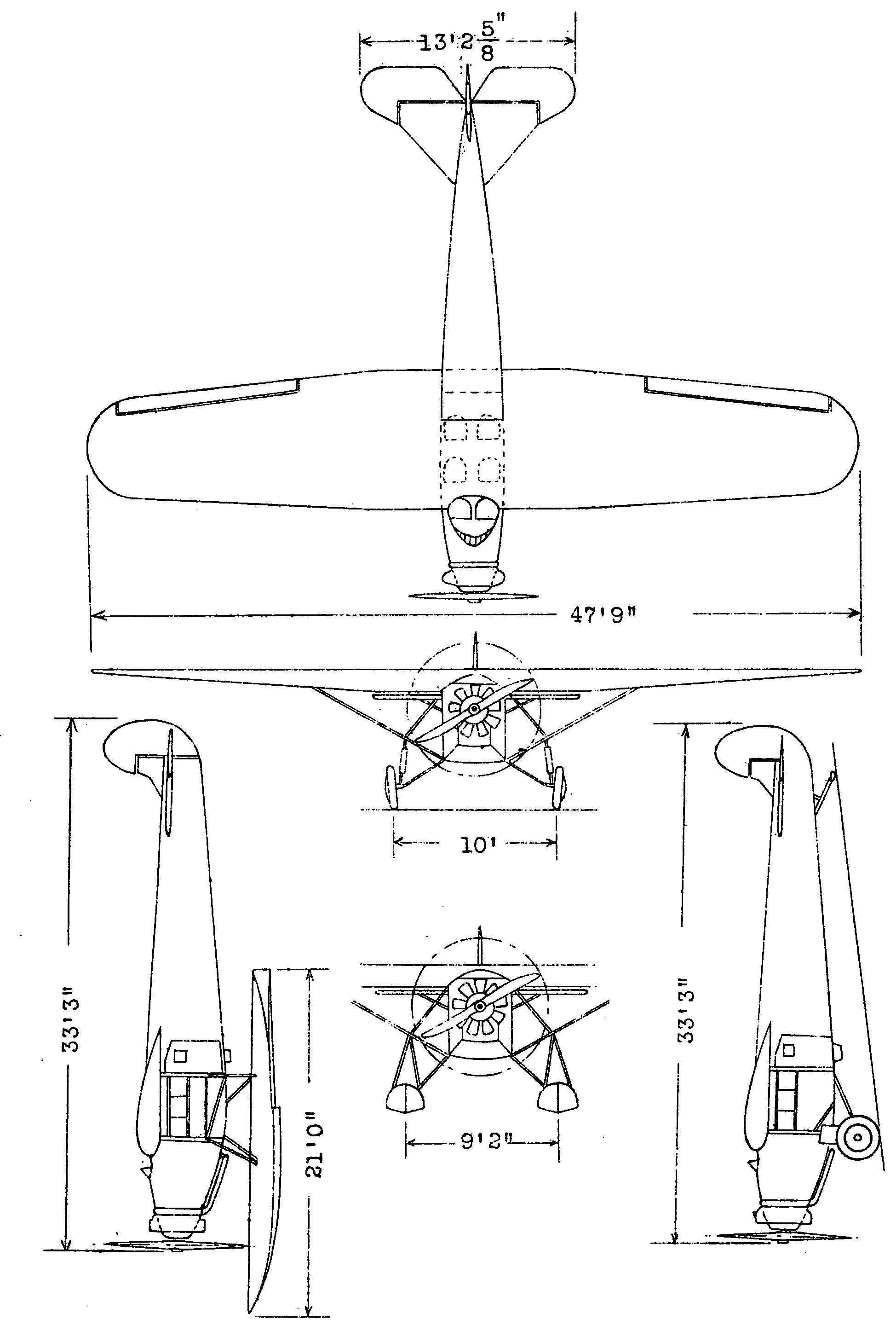 Fokker Universal blueprint