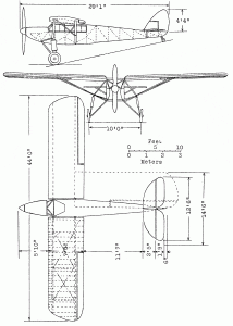 de Havilland Hawk Moth blueprint