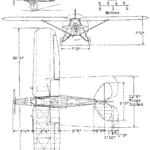 de Havilland Puss Moth blueprint