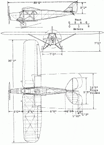 de Havilland Puss Moth blueprint