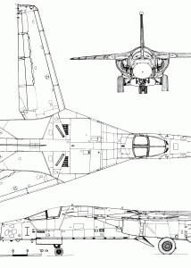 General Dynamics F-111 Aardvark blueprint