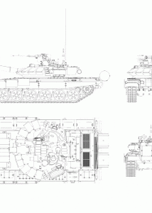 T-72 M1 blueprint