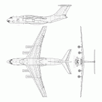 Ilyushin Il-76 blueprint