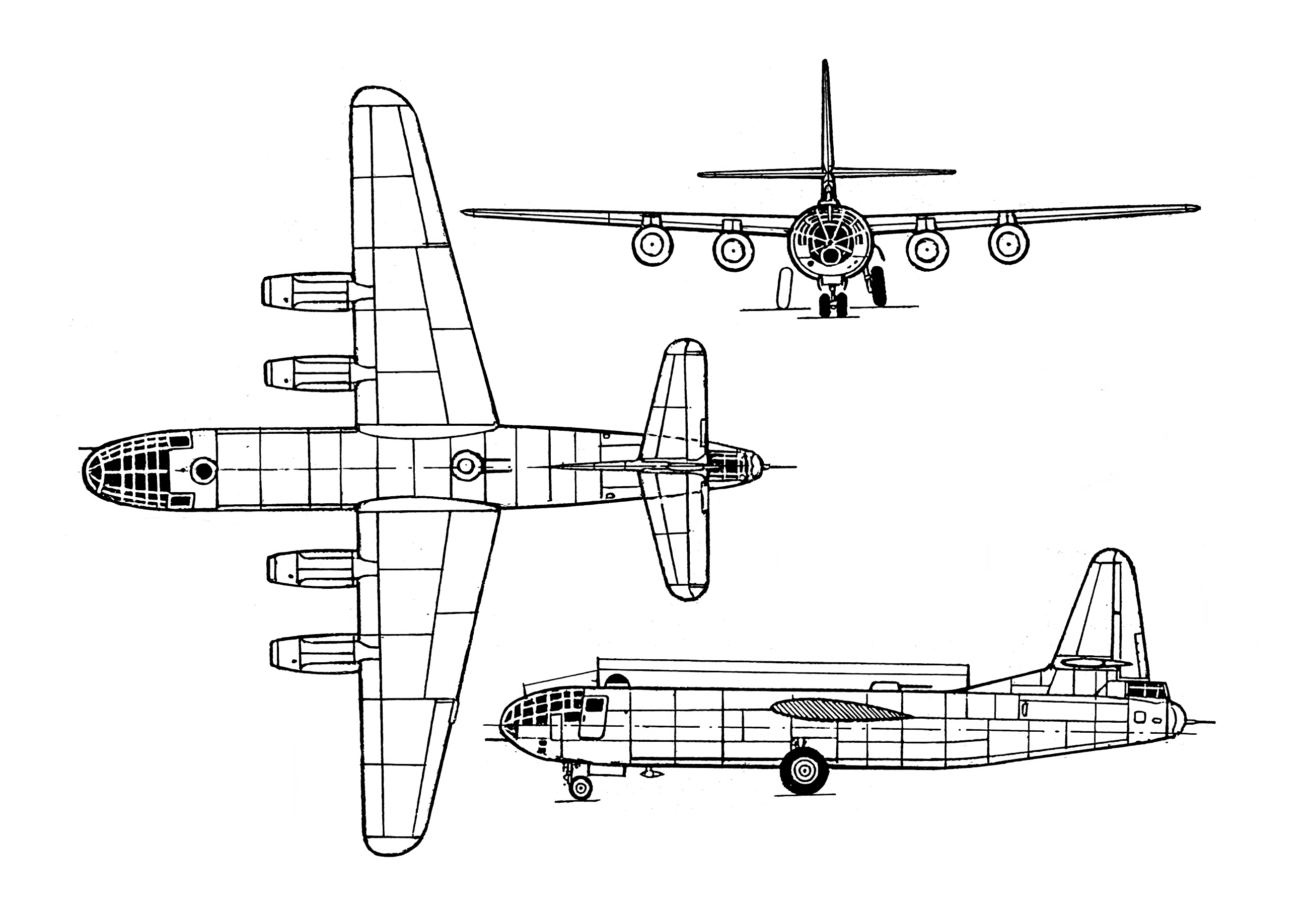 Ilyushin Il-22 blueprint