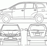 Toyota Innova blueprint