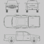Toyota Tundra blueprint