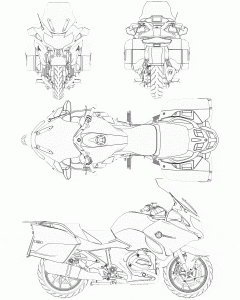 BMW R1200RT blueprint