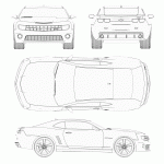 Chevrolet Camaro 2SS RS blueprint