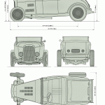 Ford V-8 Model 18 1932 blueprint