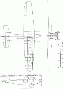 Udet U 7 Kolibri blueprint