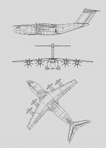 Airbus A400M Atlas blueprint