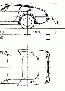 Ferrari 365 GTB/4 Daytona blueprint