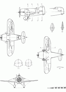 Gee Bee Model R Super Sportster blueprint