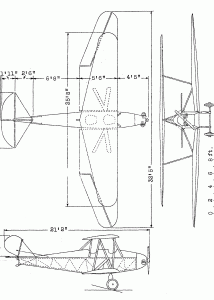 Parnall Pixie blueprint