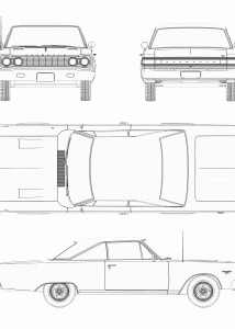 Plymouth Belvedere blueprint